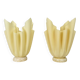 Pair of Georgia Jacob lamps with alabaster base
