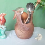 Vintage stoneware hen