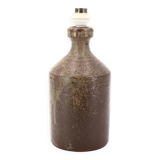 Cylindrical stoneware potter's lamp base, 1970s
