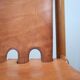 Set of 4 Ilmari Tapiovaara for La Permanente walnut & leather chairs 1960s