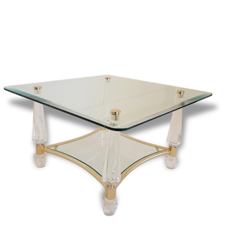 Beautiful vintage glass table
