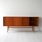 Vintage Scandinavian Teak Sideboard with Drawers