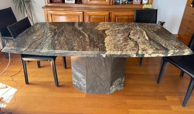 Marble Dining Table – Attributed to Roche Bobois / Willy Rizzo