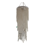 Baroque beaded pendant lamp