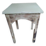 Solid wood stool square seat