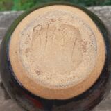 Pichet terre cuite vernissée France années 80