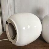 Pair of ceramic lamps