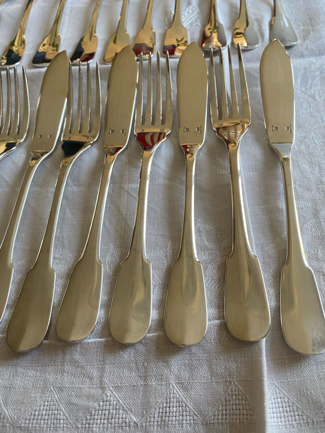Silver-plated metal cutlery CRISTOFLE
