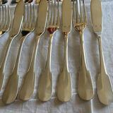 Silver-plated metal cutlery CRISTOFLE