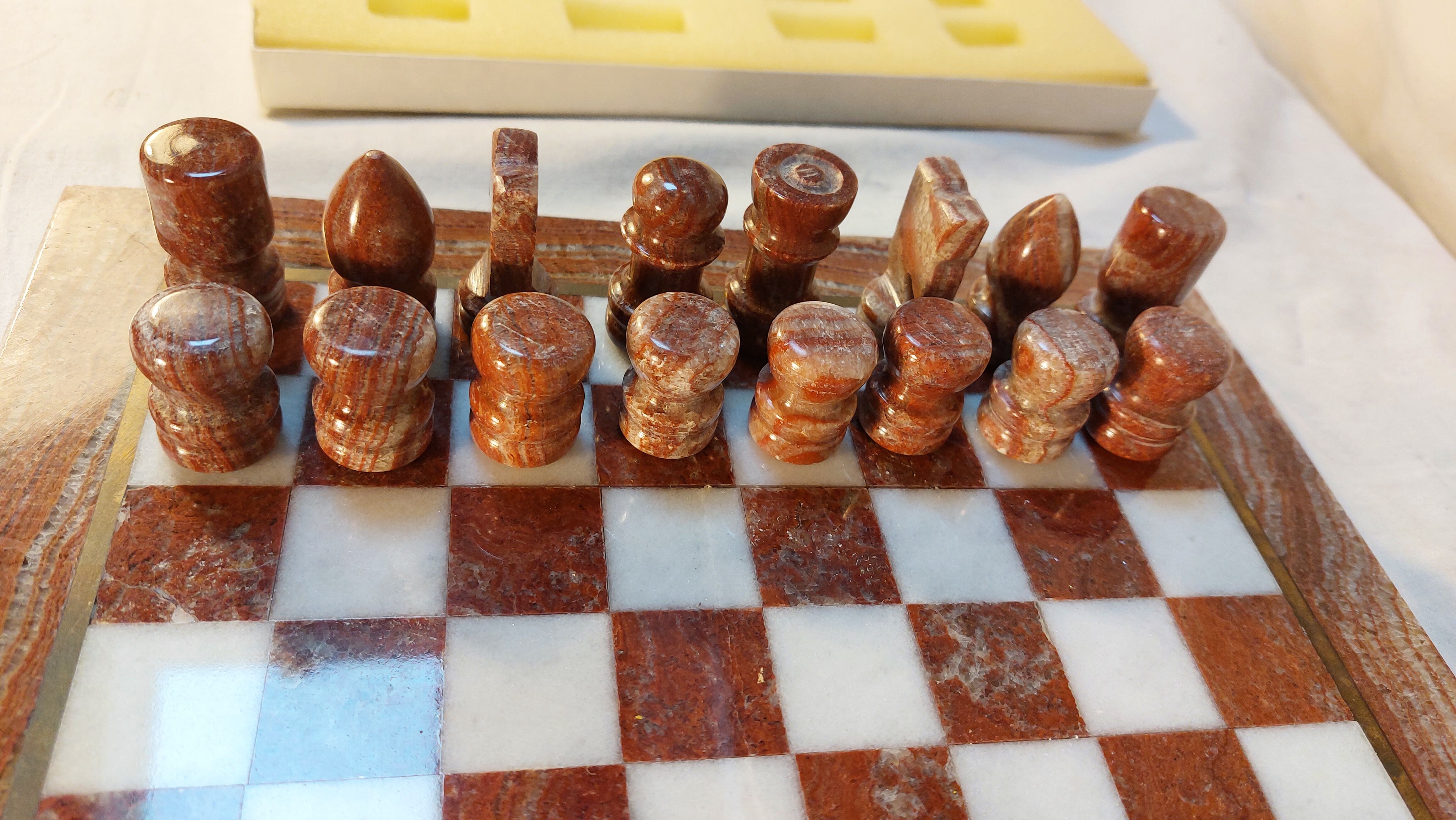 Marble chess from the 60s - Provenance Turkey