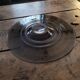 Smoked glass table centrepiece – mid-20th century design