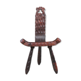 Brutalist tripod chair