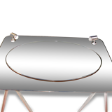 Large mirror light around 1970
