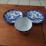 Lot tasse et 2 sous tasses anciennes Japonaises