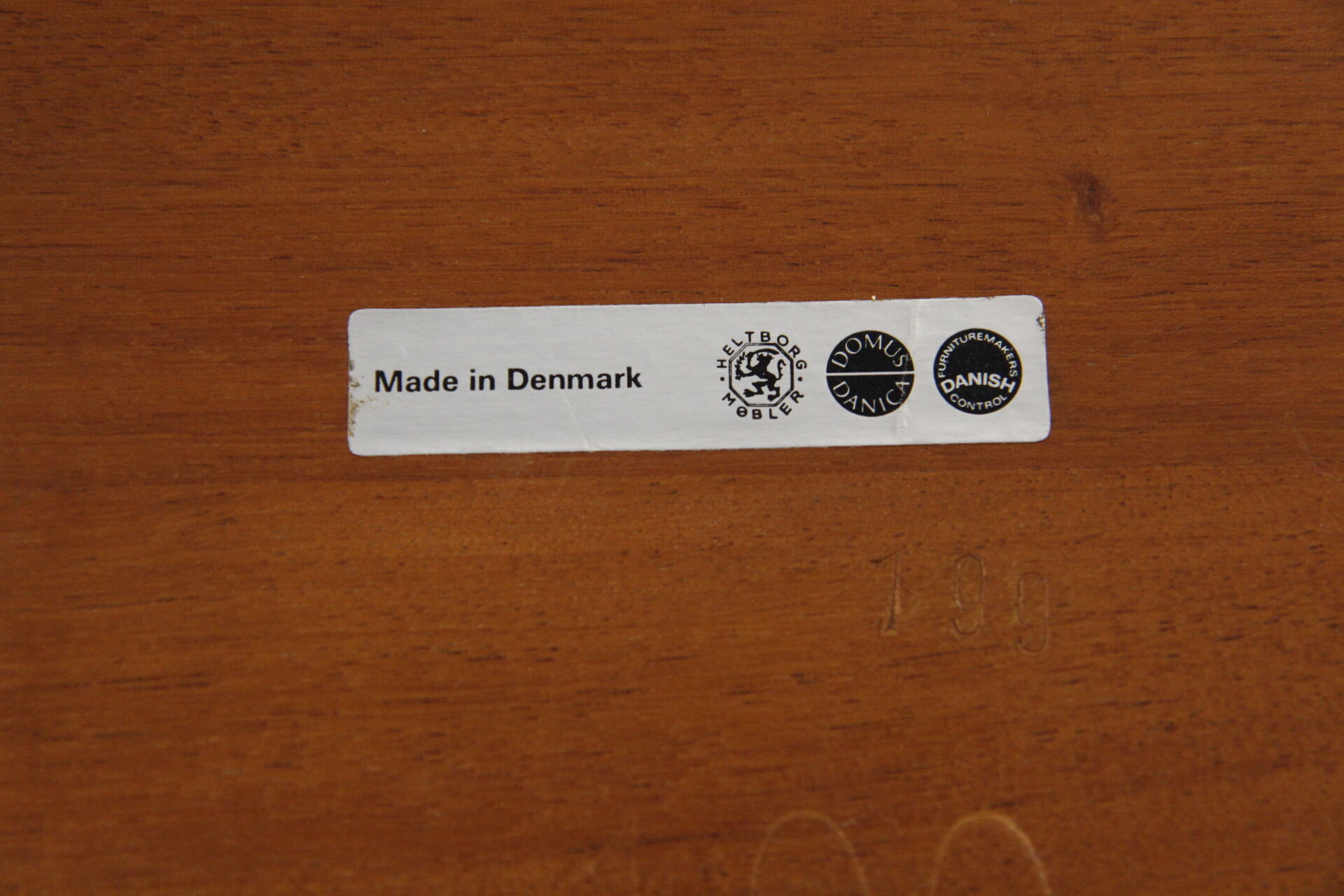 Rosewood nesting table, Erling Torvits, Heltborg Møbler Domus Danica, Denmark, 1960