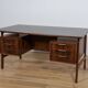 Mid-Century Model 75 Freestanding Teak Desk from Omann Jun, Denmark, 1950s