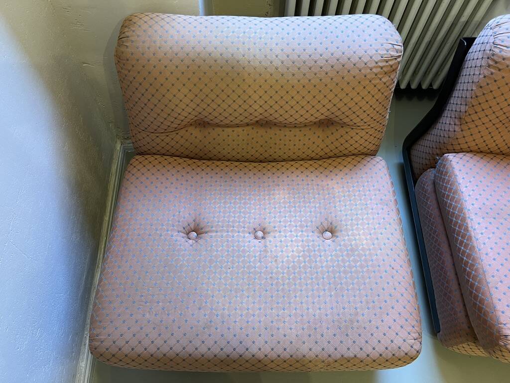 Two Amanta armchairs by Mario Bellini C&B B&B Italia vintage 60s/70s.