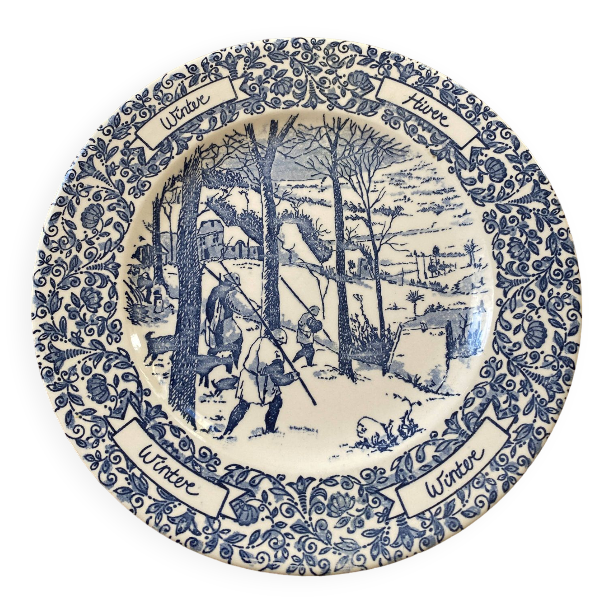 Ironstone dinner plate