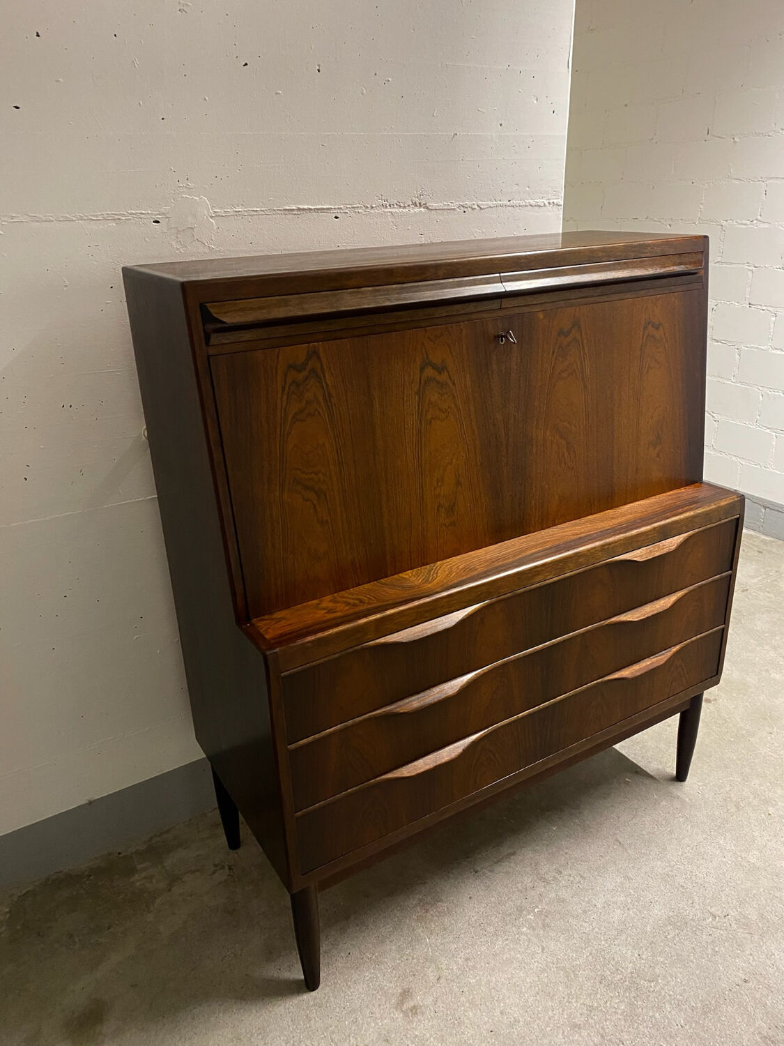 Palisander Bureau by Erling Torvits, 1960s Denmark
