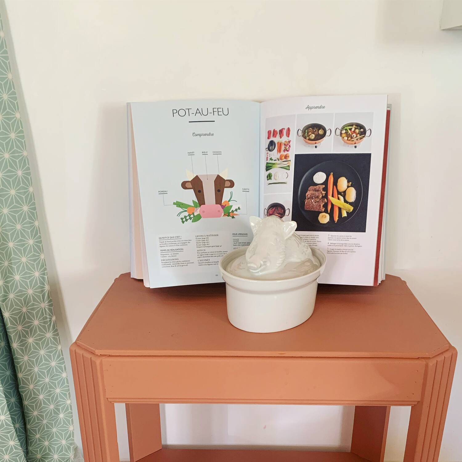 Vintage wild boar terrine