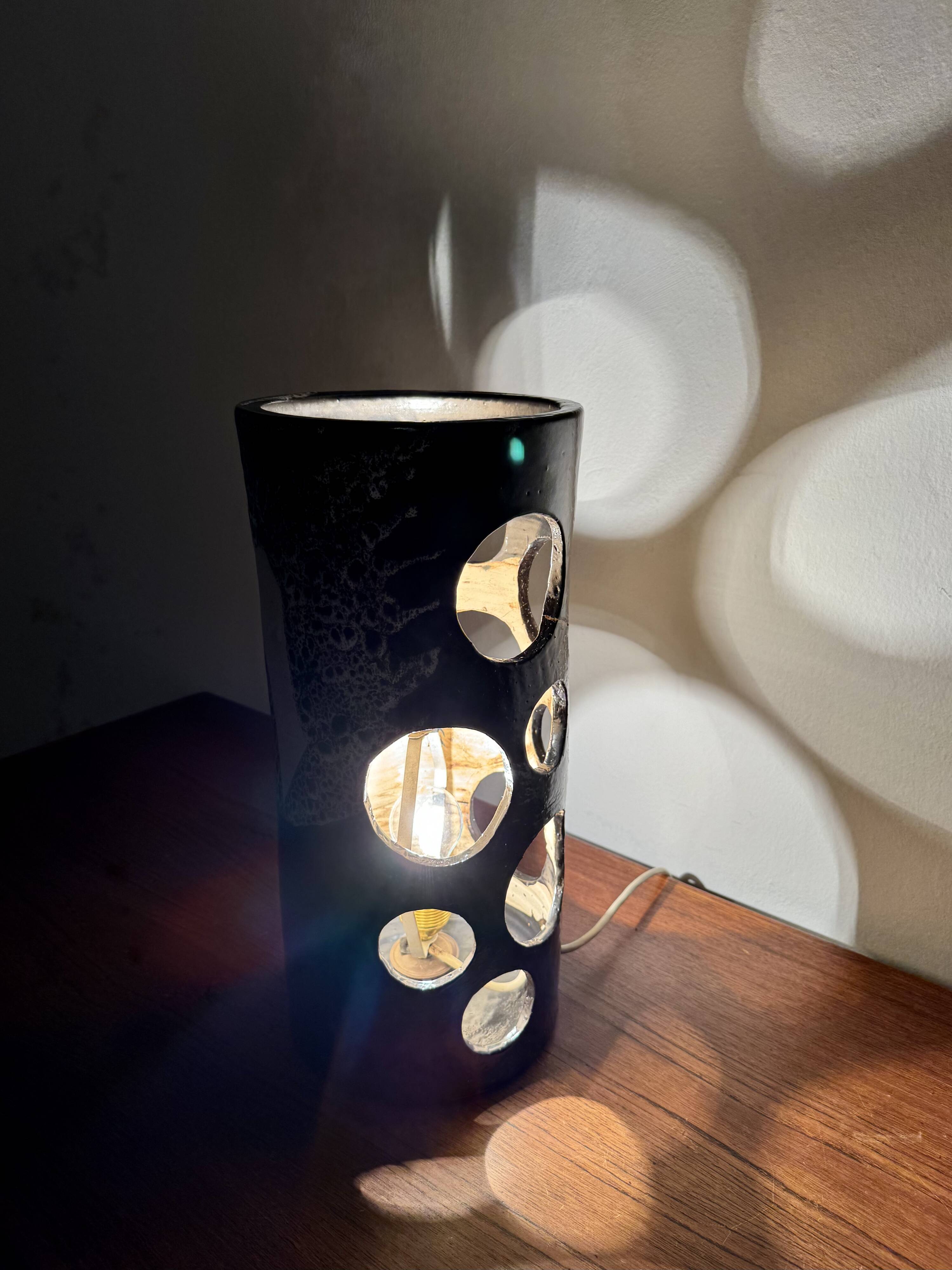 Artist Ceramic Floor or Table Lamp