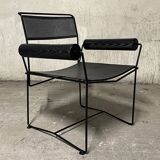 1980 armchair in perforated metal