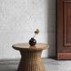 Table d'appoint, rotin, années 1960