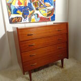 Chest of drawers vintage 60s teak