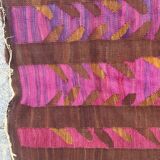 Tapis scandinave vintage des années 70 tissé à la main