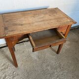 Solid wood desk with a drawer 1900