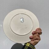 4 iron earth plates Mignon Sarreguemines