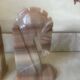Vintage onyx horse head bookends