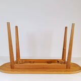 Mid-century pine coffee table by Carl Malmsten, Sweden, 1940s.