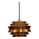 Lampe suspendue vintage suédoise par Carl Thore – années 1970 Mid-Century Modern