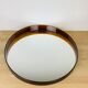 Miroir rond Syla 710 cerclage ambré