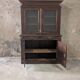 Solid wood display cabinet