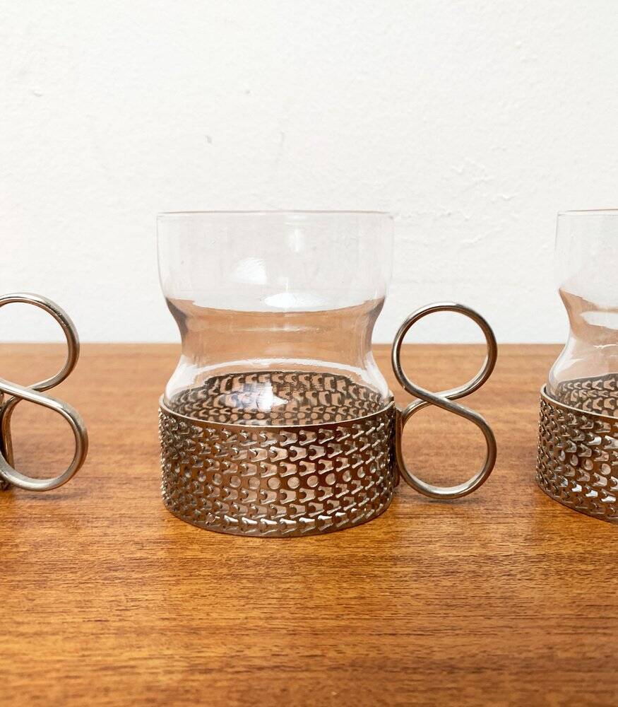 Mid-century Finnish Tsaikka tea glass by Timo Sarpaneva for Iittala.