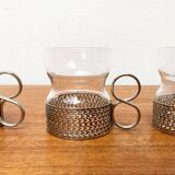 Mid-century Finnish Tsaikka tea glass by Timo Sarpaneva for Iittala.