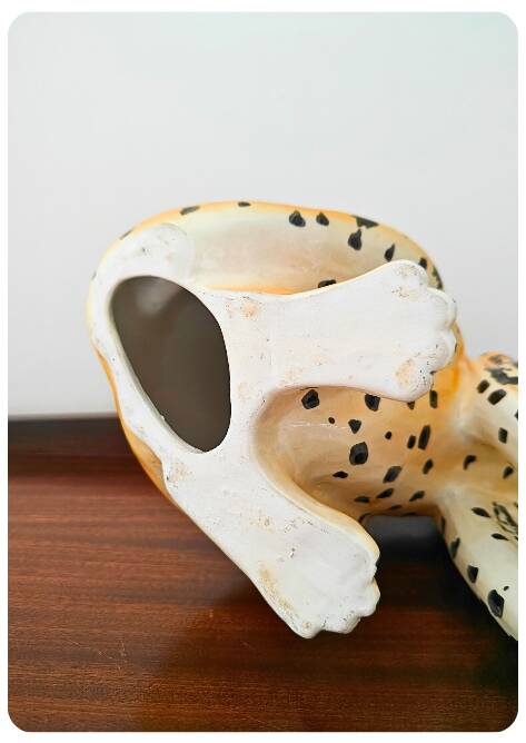 Léopard en céramique – Italie Années 70