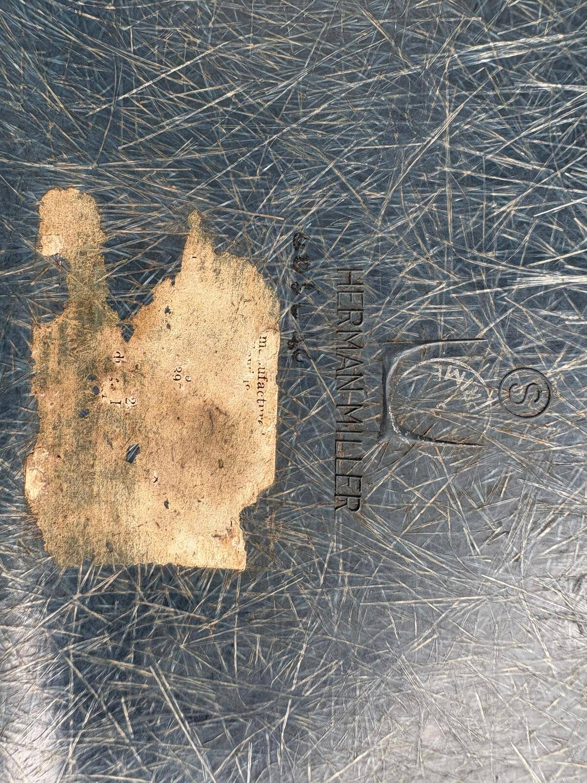 Set of 5 original Eames DSX fiberglass chairs