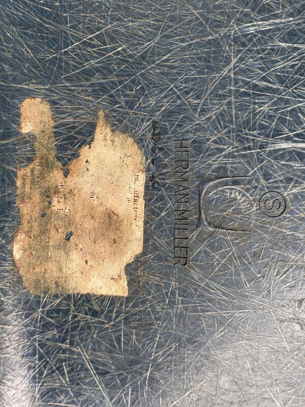 Ensemble de 5 chaise Eames DSX originales fibre de verre