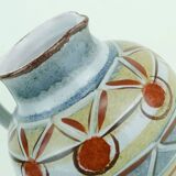 kroesselbach mid century VASE jug abstract pattern 1950s 60s