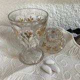 Drageoir ou bonbonnière en cristal ancien