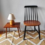 1950-60 Scandinavian style side table minimalist bedside table