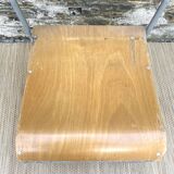 Remploy English industrial sled chairs from the 50s and 60s