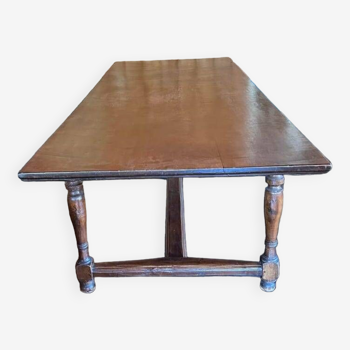 Monastery type table in solid wood