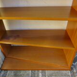 Asymmetrical two-coloured wooden library, Denmark 1990