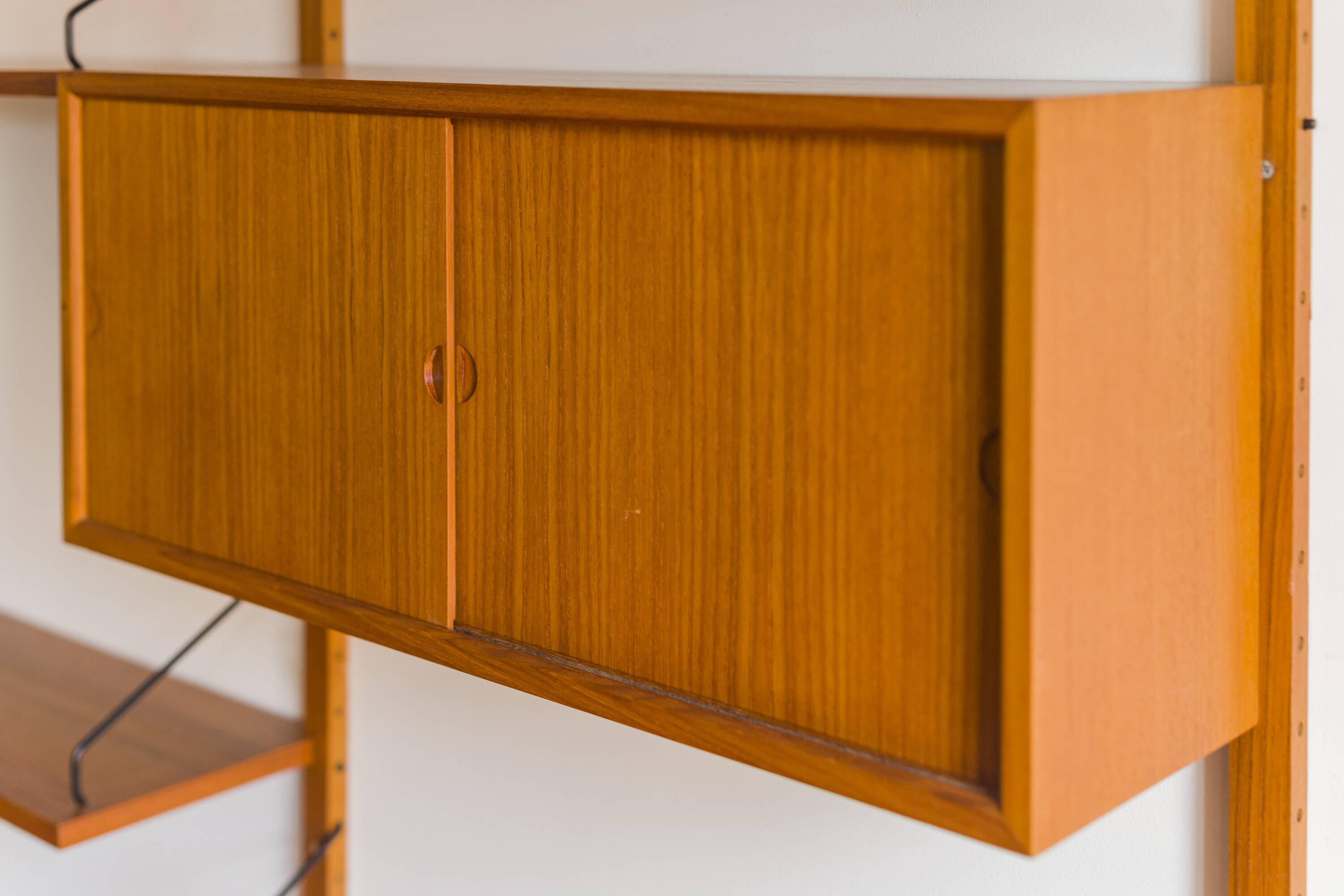 Modular Wall Shelving System by Poul Cadovius for Cado, 1960s