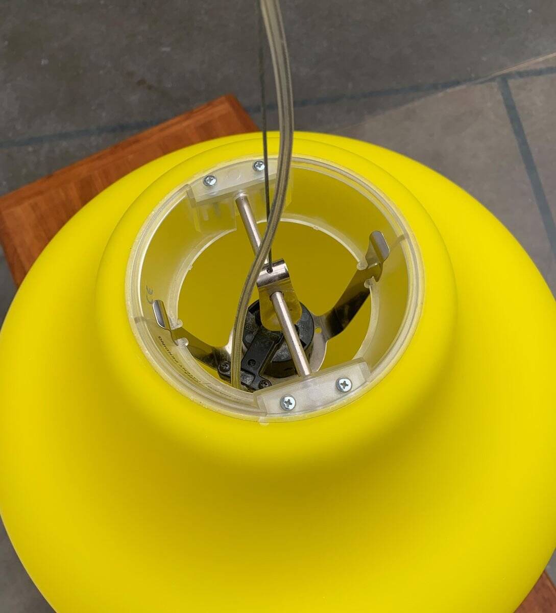 Italian vintage pendant lamp Cina by Rodolfo Dordoni for Arteluce