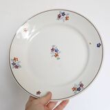 Round dish Saint Amand, 1940, French manufacture, vintage